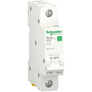 Автоматический выключатель 6kA 1P 10A C, Resi9 Schneider Electric R9F12110 №1