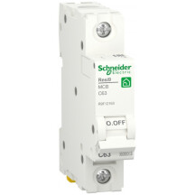 Автоматичний вимикач 6kA 1P 63A C, Resi9 Schneider Electric R9F12163