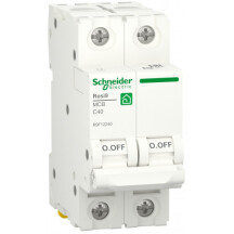 Автоматичний вимикач 6kA 2P 40A C, Resi9 Schneider Electric R9F12240