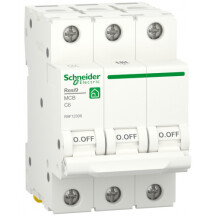 Автоматичний вимикач 6kA 3P 6A C, Resi9 Schneider Electric R9F12306