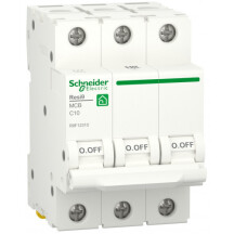 Автоматичний вимикач 6kA 3P 10A C, Resi9 Schneider Electric R9F12310