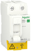 Пристрій захисного відключення 2P 25A 30mA АС, Resi9 Schneider Electric R9R51225