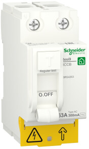 Устройство защитного отключения 2P 63A 300mA АС, Resi9 Schneider Electric R9R54263 №1