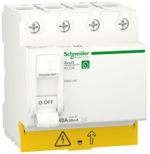 Устройство защитного отключения 4P 40A 30mA АС, Resi9 Schneider Electric R9R51440