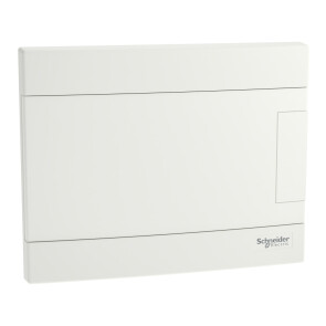 Щит пластиковый Easy9 EU, врезной, 1 ряд 8 модулей, белые двери, Schneider Electric EZ9EUB108 №1