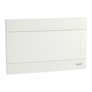 Щит пластиковий Easy9 EU, врізний, 1 ряд 12 модулів, білі двері, Schneider Electric EZ9EUB112 №1