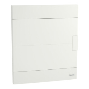 Щит пластиковый Easy9 EU, врезной, 2 ряда по 12 модулей, белые двери, Schneider Electric EZ9EUB212 №1