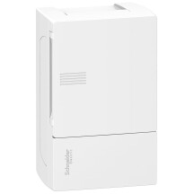 Щит Resi9 MP 1ряд/4 модуля, навісний, білі дверцята Schneider Electric MIP12104