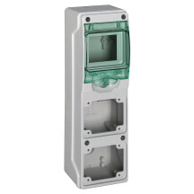 Щит MUREVA для промислових роз'ємів, 310х98х98, 4мод. Schneider Electric 13176