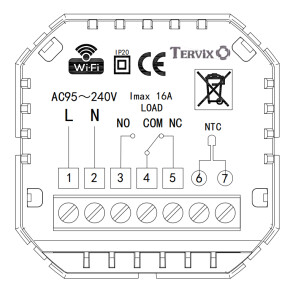 Термостат з WiFi управлінням Tervix Pro Line для газового/електричного котла №4