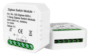 Умный выключатель Tervix Pro Line ZigBee Switch (1 клавиша), без нуля №1