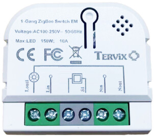 Розумний вимикач Tervix Pro Line ZigBee Switch (1 клавіша / розетка) №1