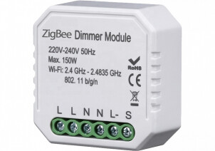 Умный выключатель – регулятор Tervix Pro Line ZigBee Dimmer (1 клавиша) №1