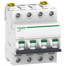 Автоматичний вимикач iC60H 4P 4A D Schneider Electric A9F85404