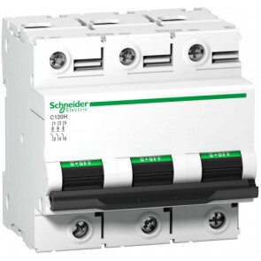 Автоматичний вимикач C120H 3P 80A B Schneider Electric A9N18424 №1