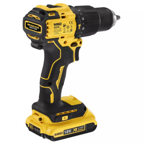 Дрель-шуруповерт аккумуляторная бесщёточная ударная DeWALT DCD709D2T №4