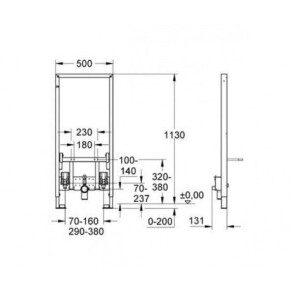 Инсталляция для биде Grohe Rapid SL 38553001 №2