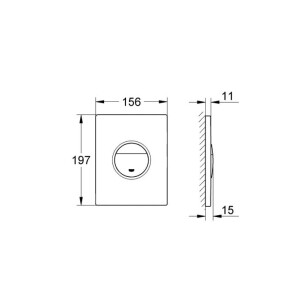 Клавіша змиву Grohe Nova Cosmopolitan 38765KV0 №6