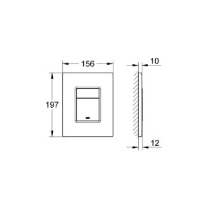 Клавіша змиву Grohe Even 38966KV0 №5